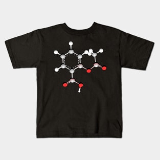 Aspirin Molecule Kids T-Shirt